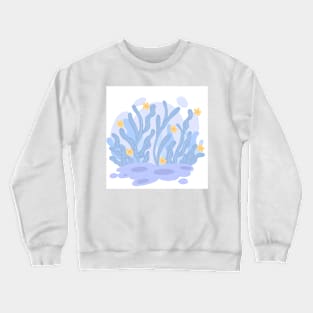 Pastel blue cactus Crewneck Sweatshirt